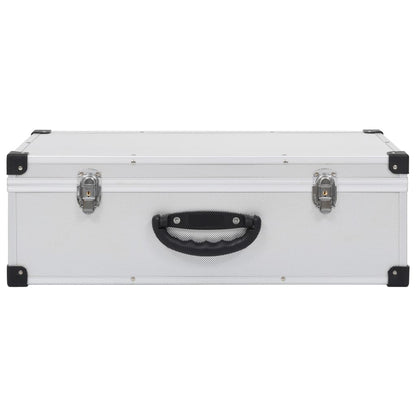 Custodia CD per 80 CD in Alluminio ABS Argento | homemem39