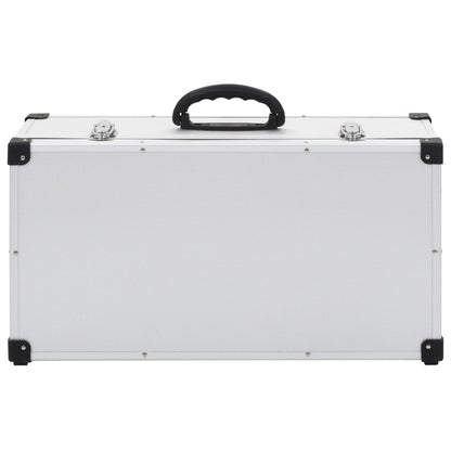 Custodia CD per 80 CD in Alluminio ABS Argento - homemem39