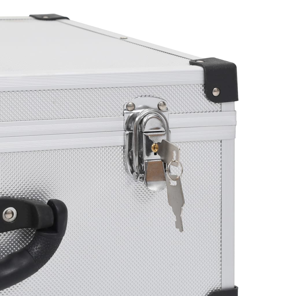 Custodia CD per 60 CD in Alluminio ABS Argento - homemem39