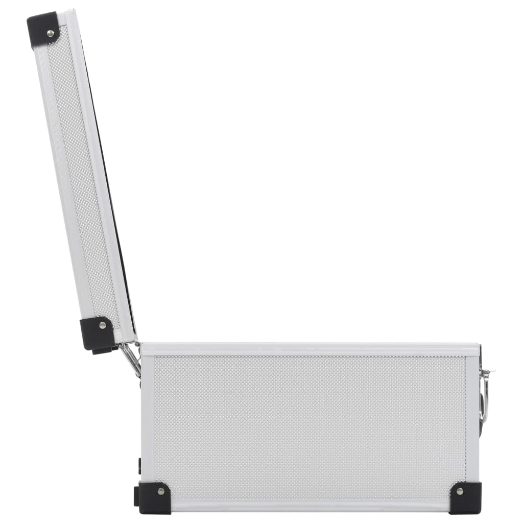 Custodia CD per 40 CD in Alluminio ABS Argento - homemem39