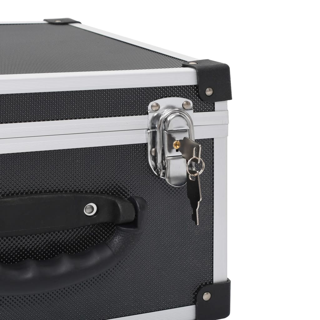 Custodia CD per 40 CD in Alluminio ABS Nero - homemem39