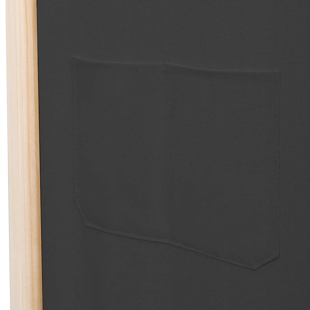 Divisorio a 4 Pannelli 160x170x4 cm in Tessuto