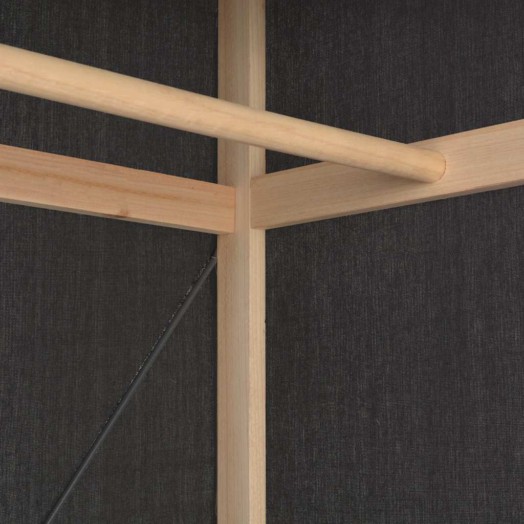 Armadio Grigio 79x40x170 cm in Tessuto