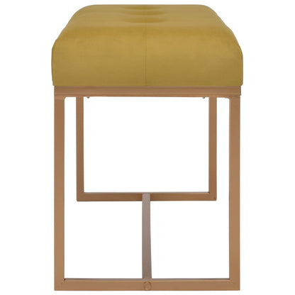 Panca 80 cm in Velluto Senape | homemem39