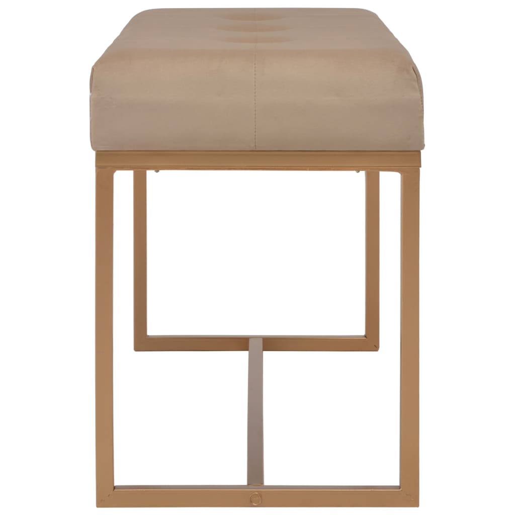 Panca 80 cm in Velluto Beige - homemem39