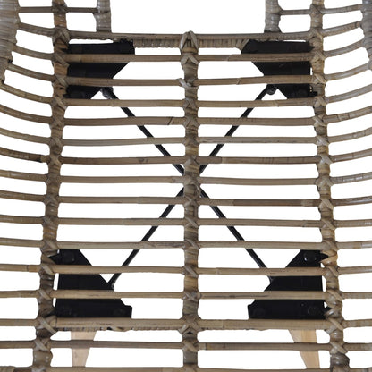 Sedie da Pranzo 6 pz Marroni in Rattan Naturale | homemem39