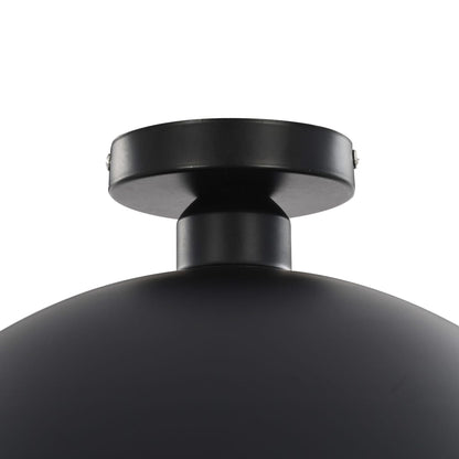 Lampadari 2 pz Nero e Oro Semi-Sferici E27 - homemem39