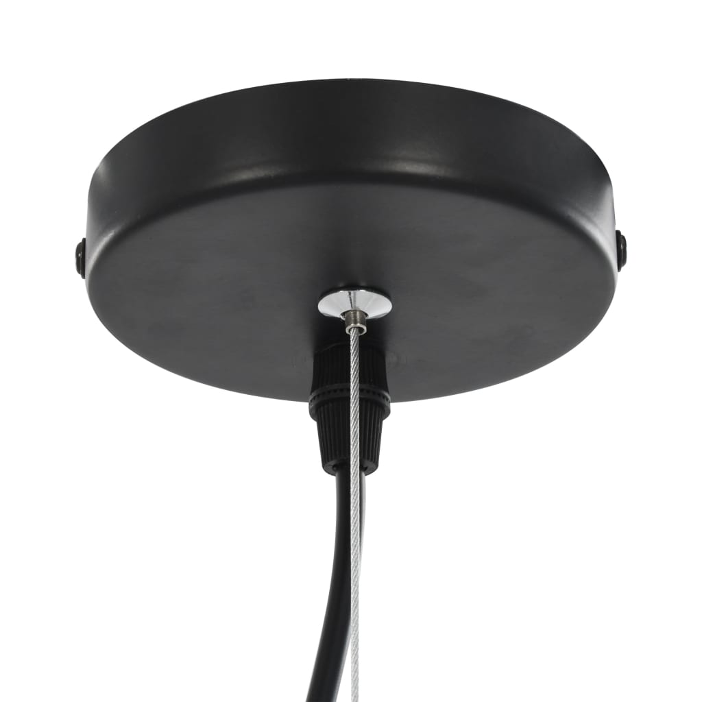 Lampadari 2 pz Nero e Oro Semi-Sferici 40 cm E27 - homemem39