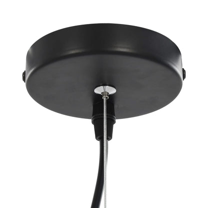 Lampadari 2 pz Nero e Oro Semi-Sferici 50 cm E27