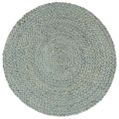 Tovagliette 6 pz Verde Oliva Neutro 38 cm Rotonde in Juta | homemem39