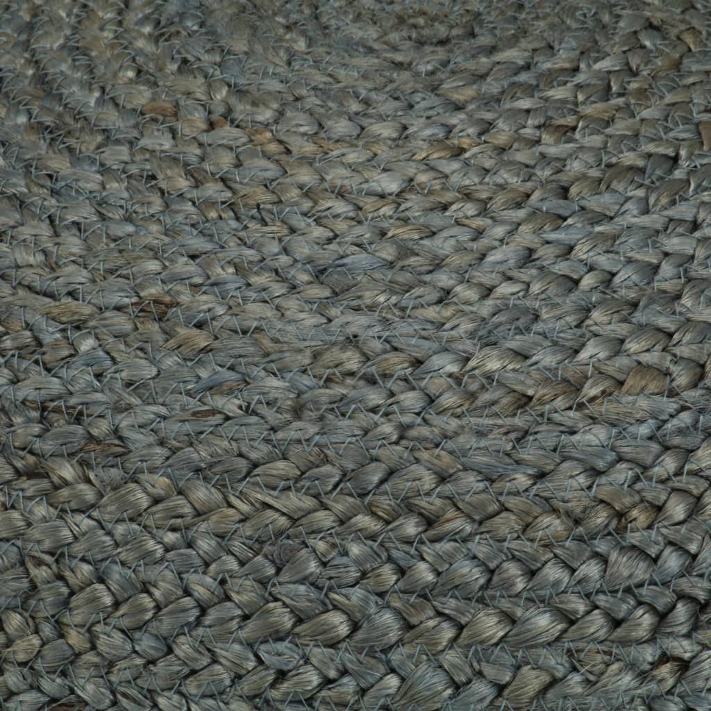 Pouf Lavorato a Mano 45x30 cm Verde Oliva in Juta - homemem39