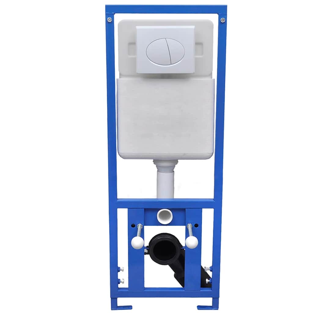 WC a Muro con Sciacquone Nascosto in Ceramica Nera - homemem39