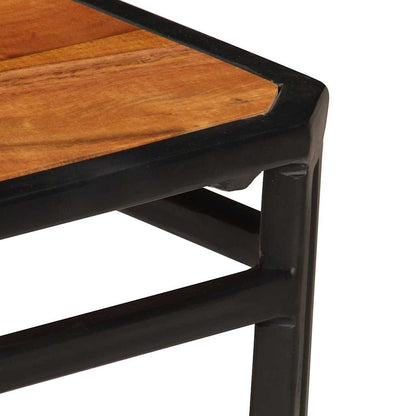 Sedie da Pranzo 6 pz in Legno Massello di Acacia