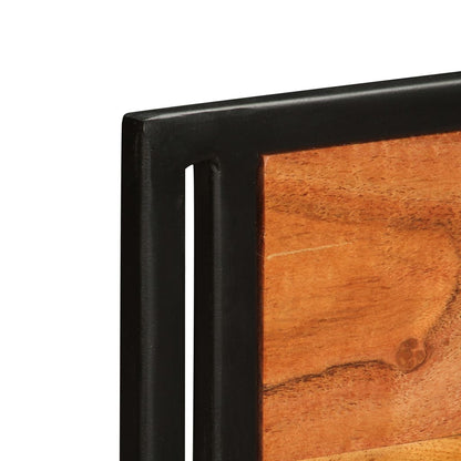 Sedie da Pranzo 6 pz in Legno Massello di Acacia | homemem39