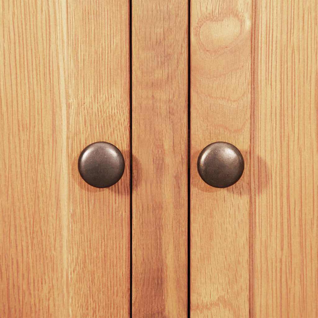 Credenza Marrone 112 x 33.5 x 70 cm Legno di quercia massiccio