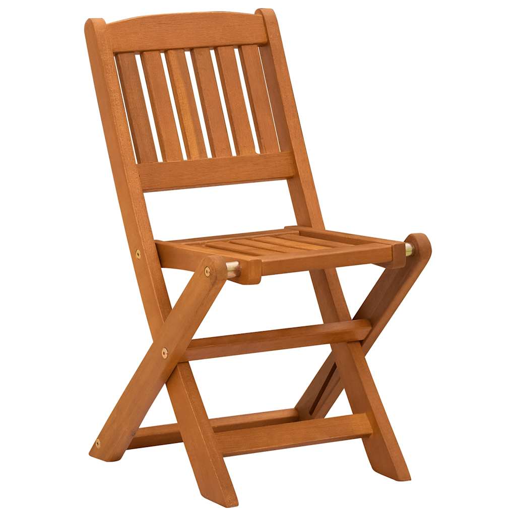Sedie da Pranzo per Bambini 2 pz in Legno Massello di Eucalipto