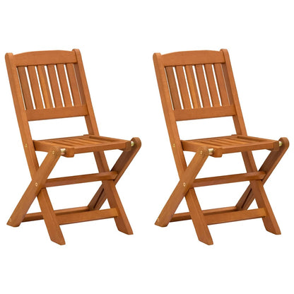 Set da Pranzo per Esterni per Bambini 4 pz Legno di Eucalipto