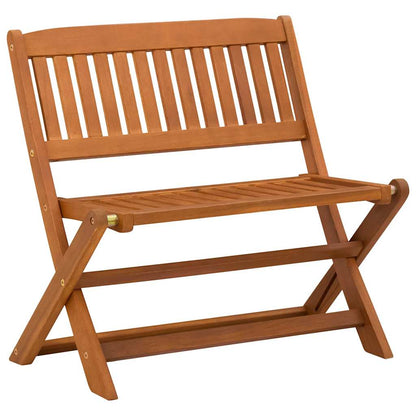Set da Pranzo per Esterni per Bambini 4 pz Legno di Eucalipto