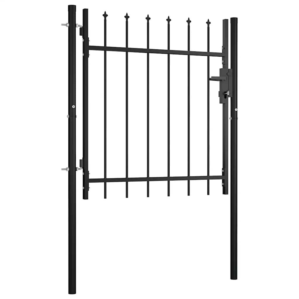 Cancello per recinzione BOXTEL con punta a lancia 100x75 cm | homemem39
