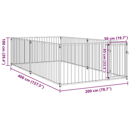 Canile da Esterno 200x400x100 cm | homemem39