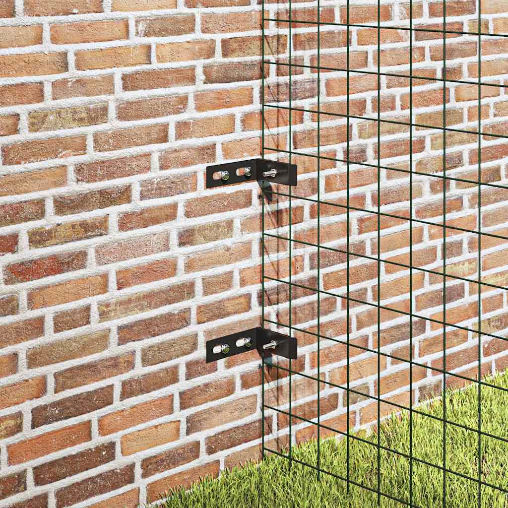 Set di Connettori Angolari a Parete 10 pz Antracite