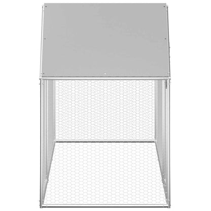 Pollaio 3x1x1,5 m in Acciaio Zincato