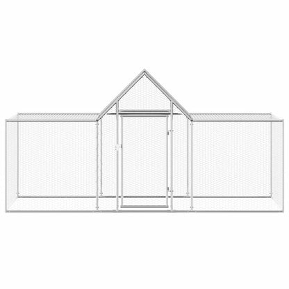 Hühnerstall 3x1x1,5 m aus verzinktem Stahl