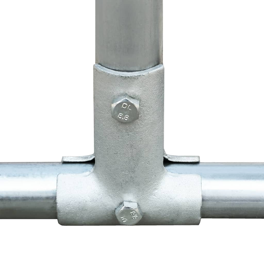 Chicken coop 10x2x2 m in galvanized steel