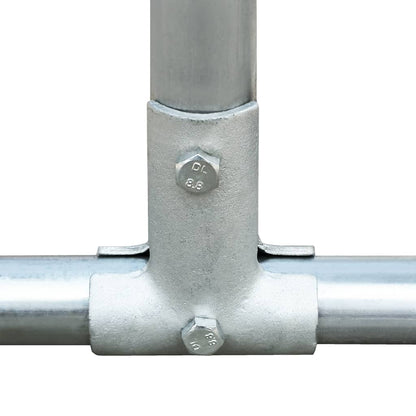 Chicken coop 10x2x2 m in galvanized steel