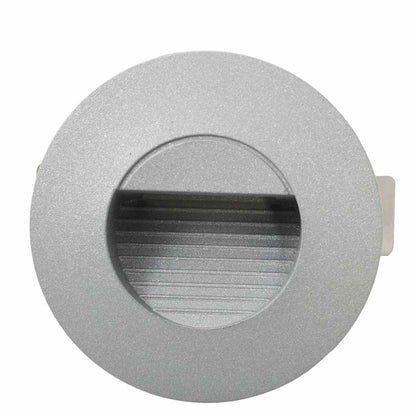 Lampade da Parete da Esterno a LED 6 pz 2 W Argento Rotonde