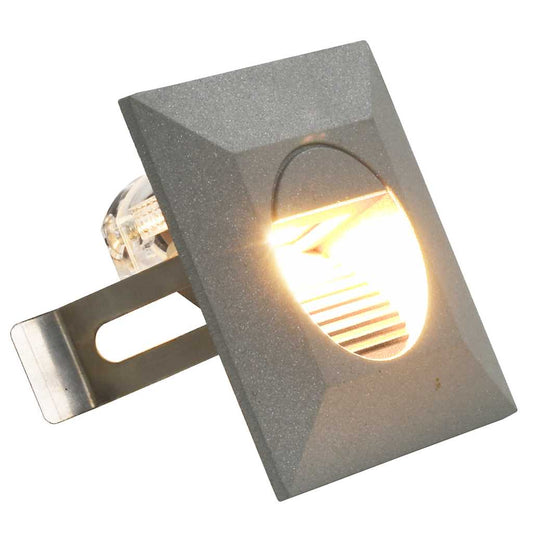 Lampade da Parete da Esterno a LED 6 pz 2 W Argento Quadrate | homemem39