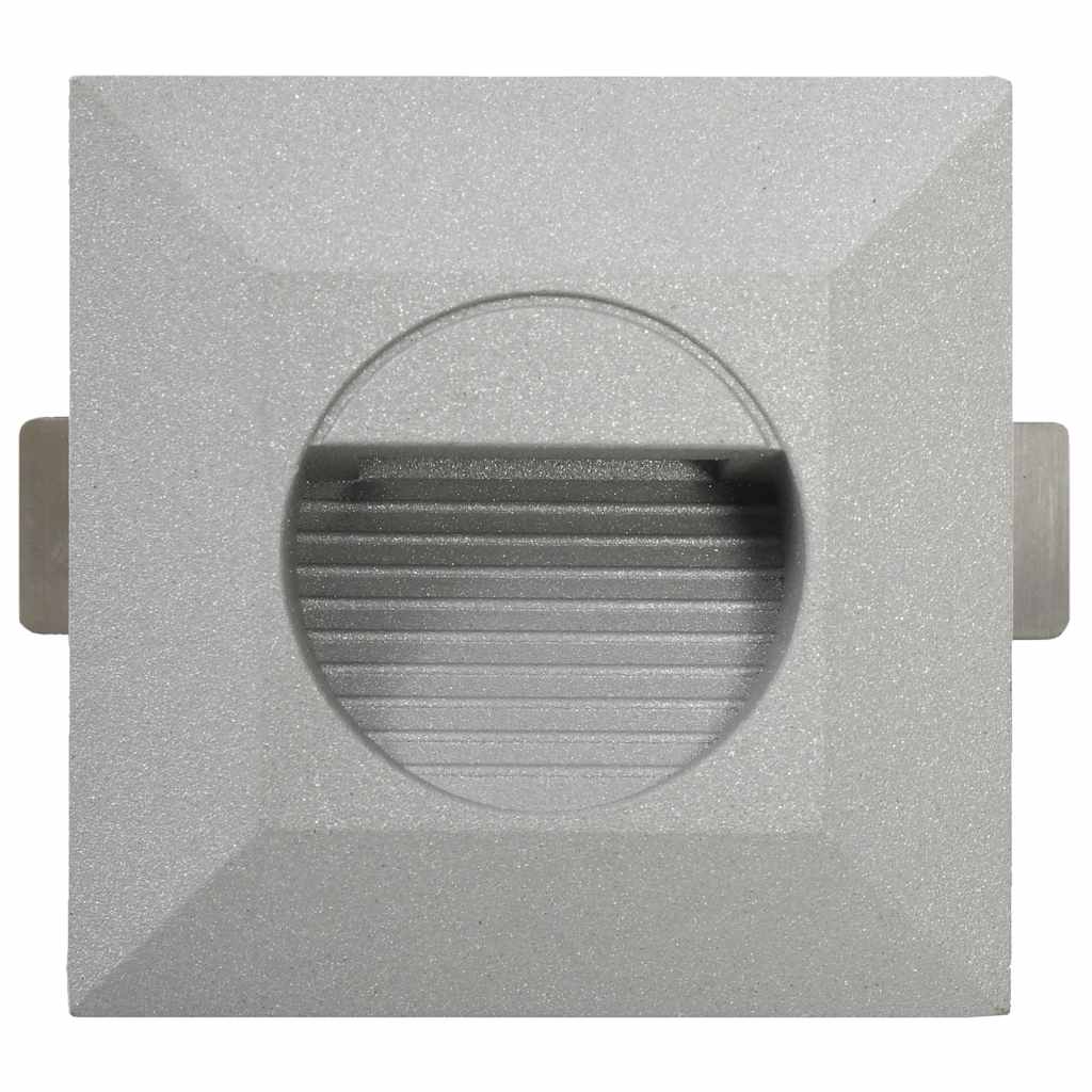 Lampade da Parete da Esterno a LED 6 pz 2 W Argento Quadrate | homemem39