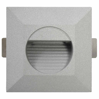 Lampade da Parete da Esterno a LED 6 pz 2 W Argento Quadrate | homemem39
