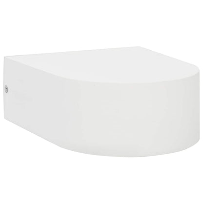 Lampade da Parete da Esterno 2 pz 11 W Bianche Rotonde | homemem39