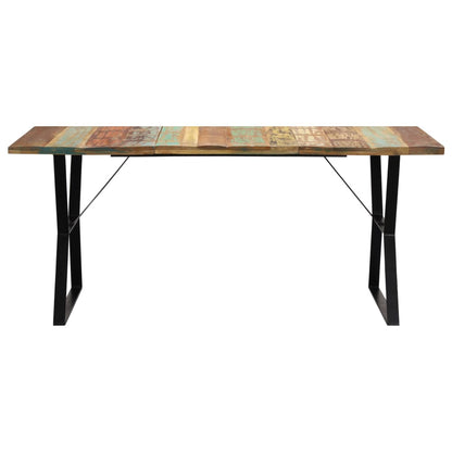 Tavolo da Pranzo 180x90x76 cm in Legno Massello di Recupero | homemem39