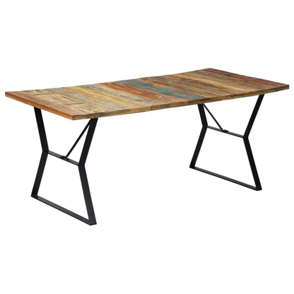 Tavolo da Pranzo 180x90x76 cm in Legno Massello di Recupero | homemem39