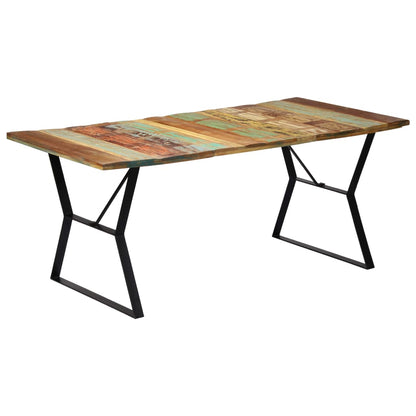 Tavolo da Pranzo 180x90x76 cm in Legno Massello di Recupero | homemem39