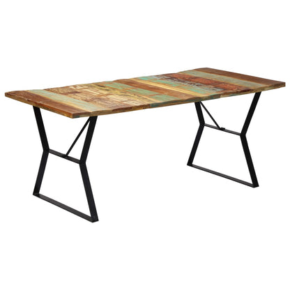 Tavolo da Pranzo 180x90x76 cm in Legno Massello di Recupero | homemem39