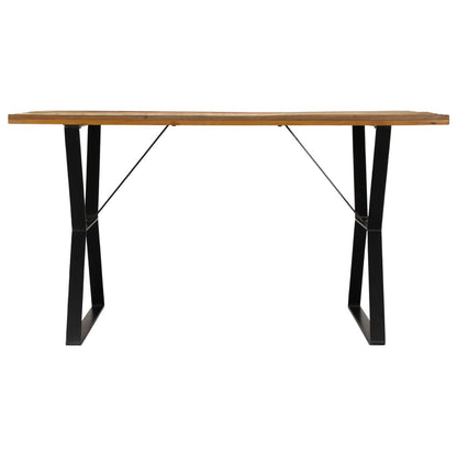 Tavolo da Pranzo 140x80x76 cm in Legno Massello di Recupero - homemem39