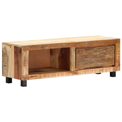 Mobile Porta TV 100x30x33 cm in Legno Massello di Recupero | homemem39