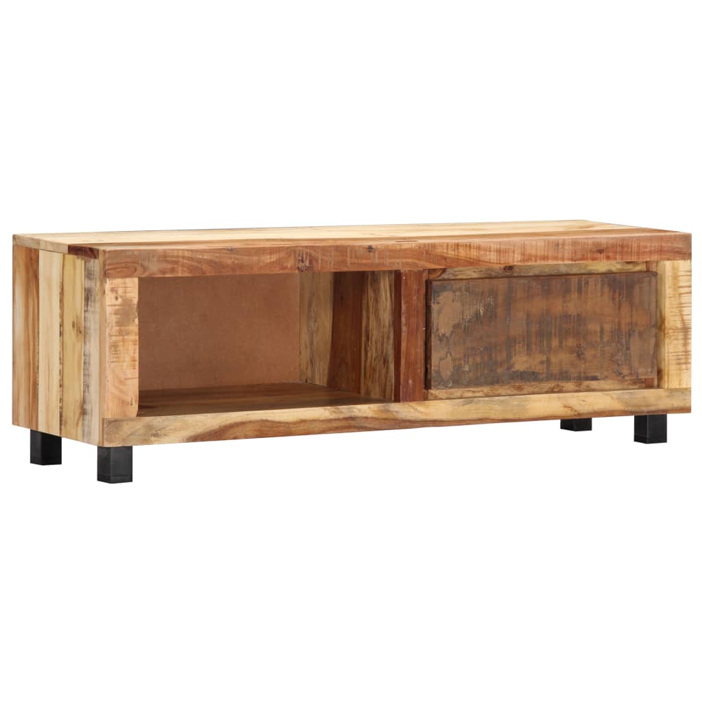 Mobile Porta TV 100x30x33 cm in Legno Massello di Recupero | homemem39