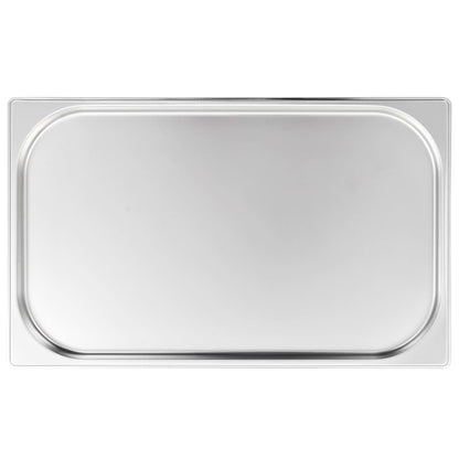 Contenitori Gastronorm 4 pz GN 1/1 20 mm in Acciaio Inox | homemem39