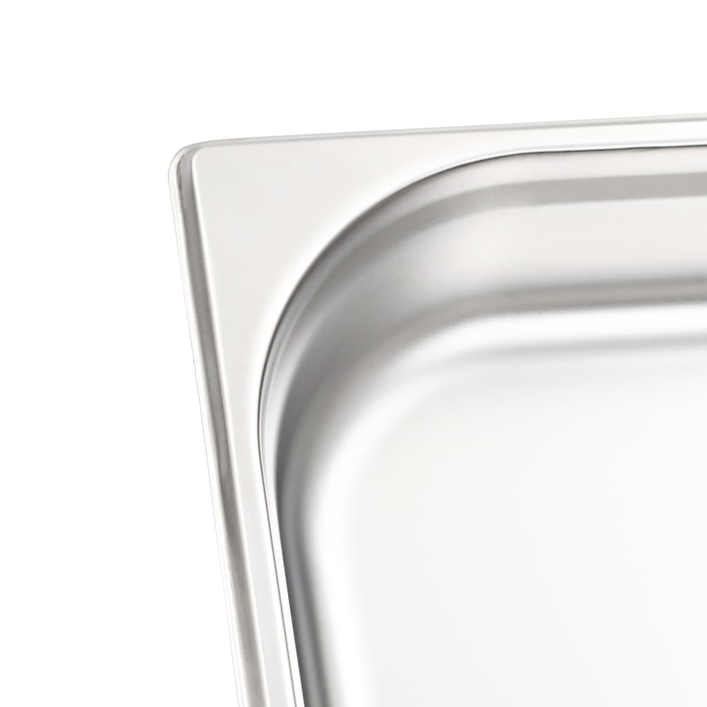 Contenitori Gastronorm 4 pz GN 1/1 65 mm in Acciaio Inox | homemem39