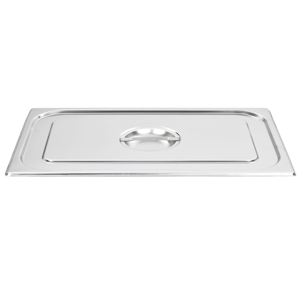 Coperchi per Contenitori Alimentari GN 1/1 2 pz in Acciaio Inox | homemem39