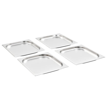 Contenitori Gastronorm 8 pz GN 1/2 20 mm in Acciaio Inox | homemem39