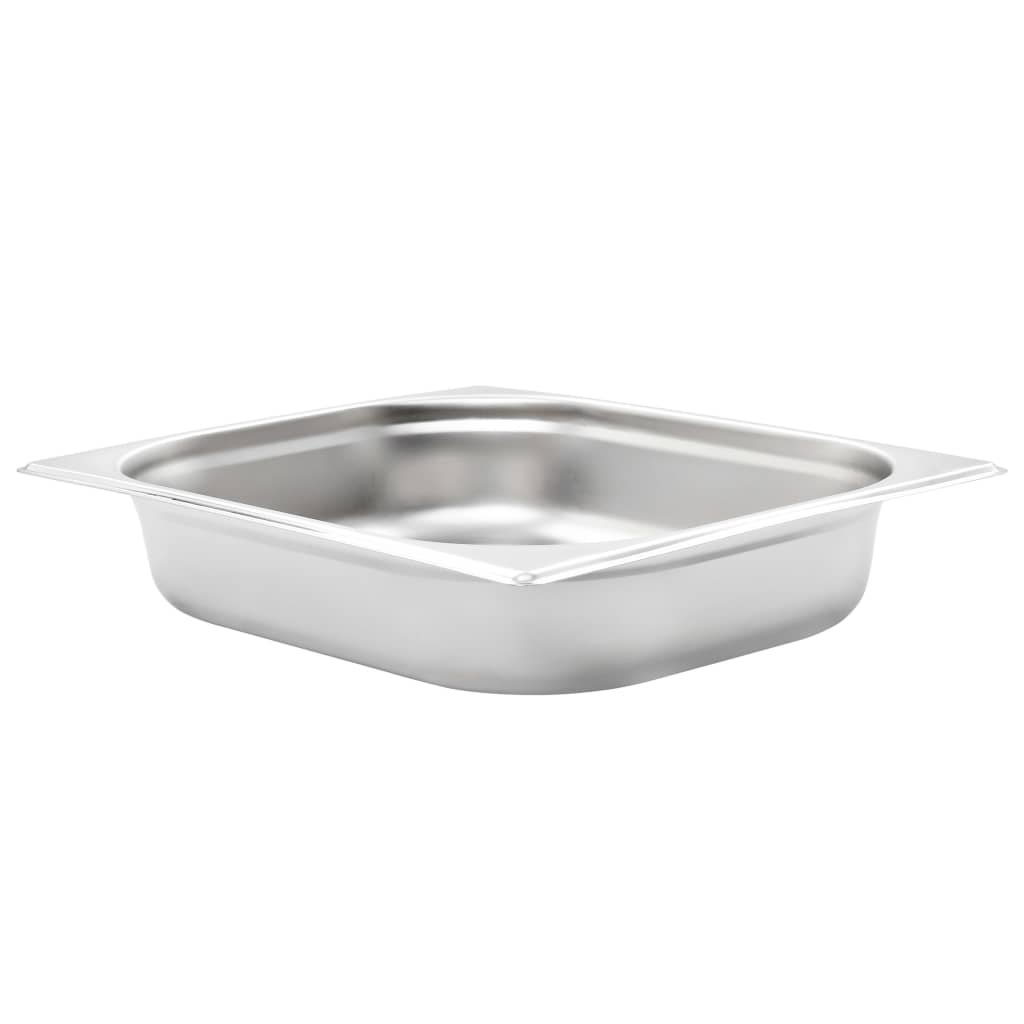 Contenitori Gastronorm 4 pz GN 1/2 65 mm in Acciaio Inox | homemem39