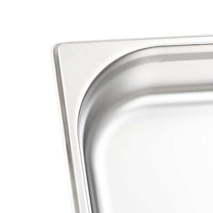 Contenitori Gastronorm 4 pz GN 1/2 65 mm in Acciaio Inox | homemem39