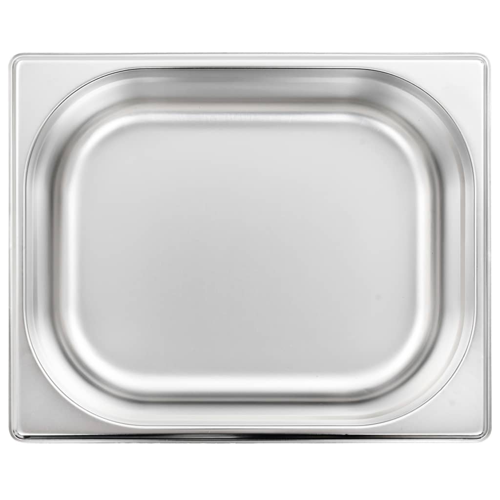 Contenitori Gastronorm 4 pz GN 1/2 100 mm in Acciaio Inox | homemem39