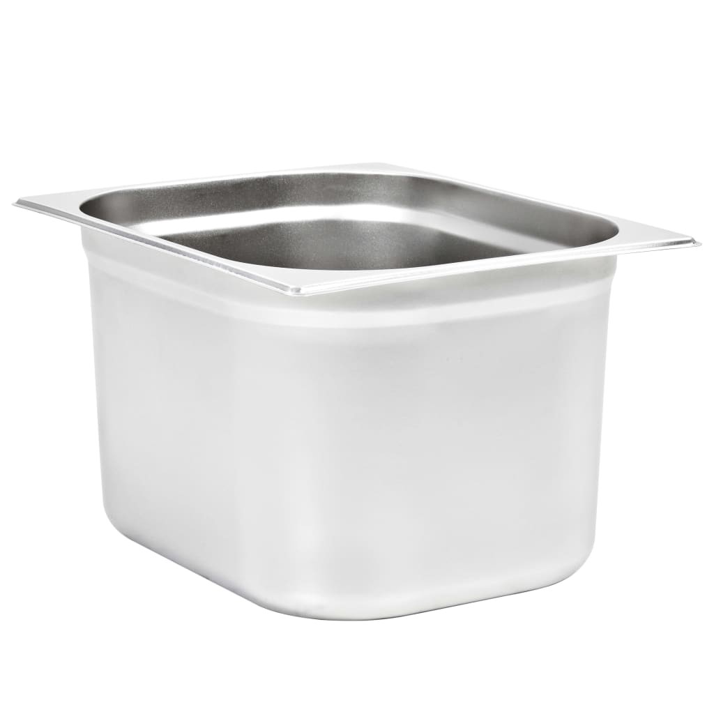 Contenitori Gastronorm 2 pz GN 1/2 200 mm in Acciaio Inox | homemem39