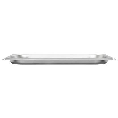 Contenitori Gastronorm 12 pz GN 1/3 20 mm in Acciaio Inox